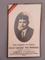Emiel van Asbroeck OLV Waver aangh Gestapo 1944 Flossenburg, Verzenden, Bidprentje