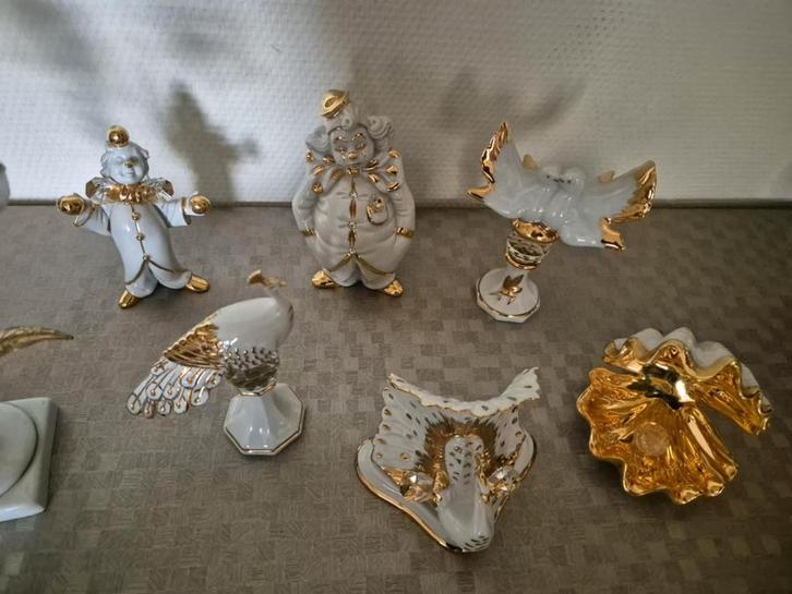 Vintage Italiaanse porseleinen Capodimonte beelden, Verzamelen, Swarovski, Zo goed als nieuw, Ophalen of Verzenden