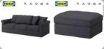 Canapé + repose pied IKEA, Ophalen, Zo goed als nieuw