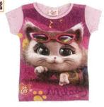 44 Cats T-shirt - Roze - Maat 92 - 98 - 104 - 110 - 116, Enfants & Bébés, Vêtements enfant | Taille 98, Enlèvement ou Envoi, Neuf