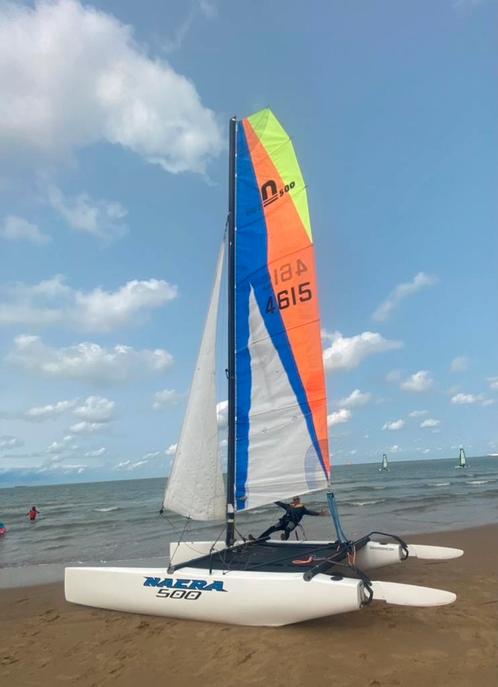 Nacra 500 met trailer en zeilkist, Watersport en Boten, Catamarans, Ophalen