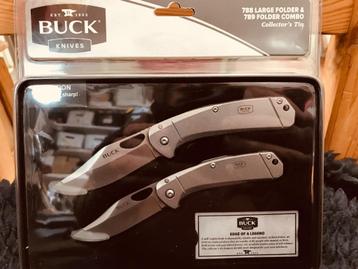 COMBO Buck 788/789 Framelock Folding Knife Set in Collectors beschikbaar voor biedingen