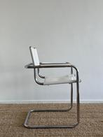 Vintage bauhaus sledestoel, Huis en Inrichting, Stoelen, Ophalen, Zo goed als nieuw, Wit