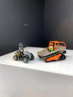 Quad en rupsband voertuig Playmobil, Enlèvement, Utilisé, Playmobil en vrac