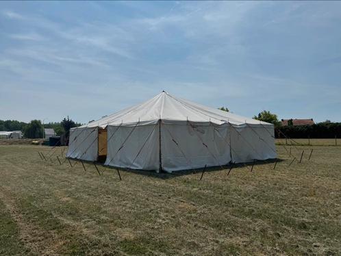 Spantent 12-20m, Caravans en Kamperen, Tenten, meer dan 6, Gebruikt, Ophalen
