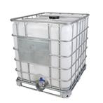 IBC-container 1000L met metalen voet – zeer proper, Tuin en Terras, Regentonnen, Ophalen, Zo goed als nieuw