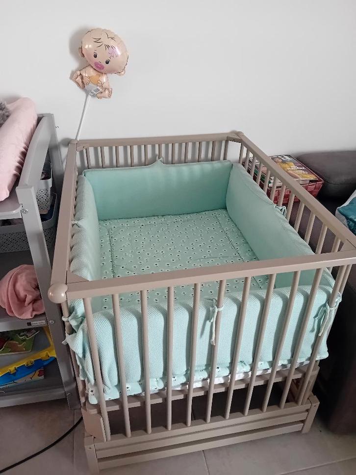 Baby park inclusief allerlei parkbekleding en hemel, Kinderen en Baby's, Babyparken, Gebruikt, Rechthoekig, In hoogte verstelbaar