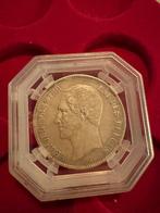 5 Francs Léopold I 1858, Setje, Zilver, Ophalen of Verzenden, Zilver