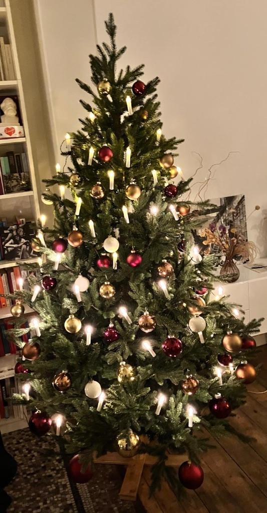 NIEUWE PRIJS! Prachtige kerstboom Nordic Christmas! (213cm), Diversen, Kerst, Zo goed als nieuw, Ophalen