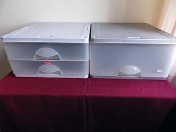 Stapelbare Opbergboxen of Organizers: €5,00/stuk. beschikbaar voor biedingen