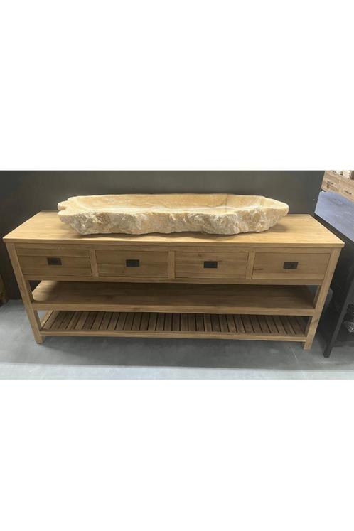 Landelijk groot badkamermeubel, Huis en Inrichting, Badkamer | Badkamermeubels, Nieuw, Wastafelkast, Minder dan 100 cm, 200 cm of meer