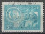 Cuba 1947 - Yvert 297C - Pensioenkas voor de Bedienden (ST), Affranchi, Envoi