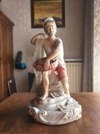 pêcheur en céramique, Enlèvement, Comme neuf, Humain