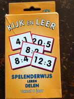 Kijk en leer. Spelenderwijs leren delen vanaf 6 jaar, Ophalen of Verzenden, Gebruikt