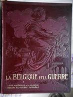 COMPLETE REEKS 4 BOEKEN LA BELGIQUE ET LA GUERRE UIT 1920, Livres, Enlèvement ou Envoi, Avant 1940, Utilisé, Armée de terre