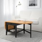 Salontafel in de woonkamer met uitschuifbare kleppen, Ophalen, Gebruikt, Grenenhout