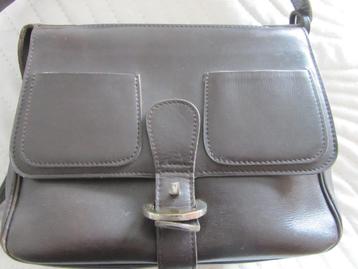 DELVAUX Vintage bruine tas met logo beschikbaar voor biedingen