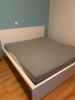 Slaapkamer bed, Huis en Inrichting, Slaapkamer | Bedden, Ophalen, Gebruikt, Wit, Tweepersoons