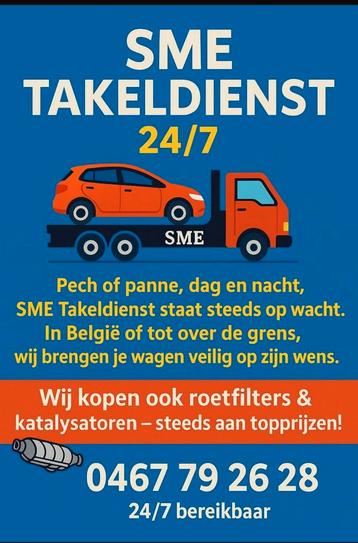 Sleepdienst takelwagen depannage ✅✅ remork  beschikbaar voor biedingen