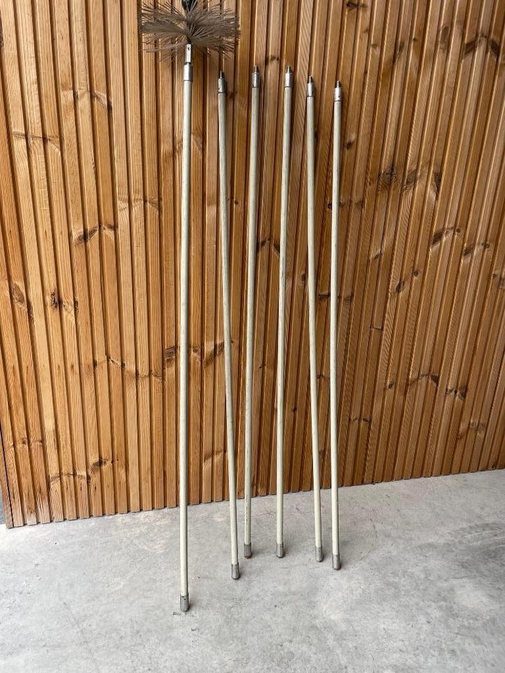 Professioneel schoorsteenveegset, Doe-het-zelf en Bouw, Gereedschap | Handgereedschap, Zo goed als nieuw, Ophalen