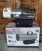 Hetelucht gaskachel Eurom 14,8 kW, Huis en Inrichting, Kachels, Ophalen, Gas, Zo goed als nieuw, Vrijstaand