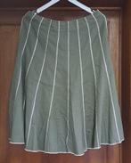 Jupe verte à rayures verticales blanches, Taille 38/40 (M), Enlèvement ou Envoi, Vert, Geen merk