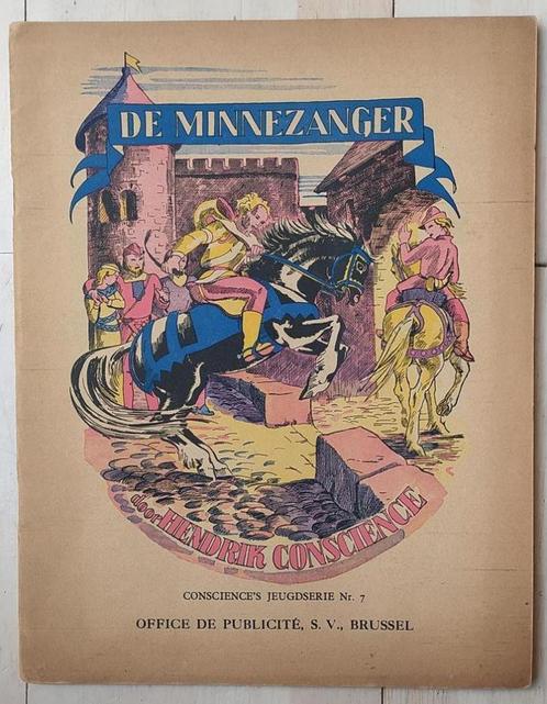 De Minnezanger - Hendrik Conscience (1949), Boeken, Kinderboeken | Jeugd | onder 10 jaar, Ophalen of Verzenden