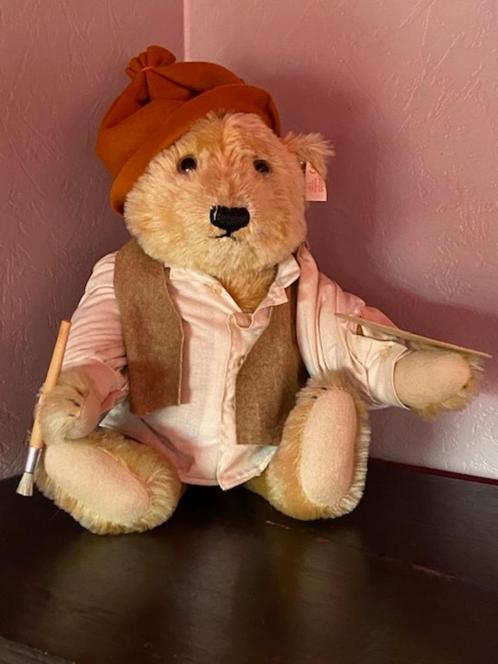 Vintage STEIFF BRUEGHEL Bear beer Our genummerd, Collections, Ours & Peluches, Comme neuf, Ours en tissus, Steiff, Enlèvement ou Envoi