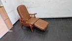 bruine manuele relaxfauteuil in perfecte staat GELEVERD, Ophalen of Verzenden