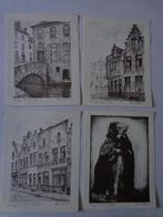 Huit lithographies Albert Goethals Bruges, Antiquités & Art, Art | Lithographies & Sérigraphies, Enlèvement ou Envoi