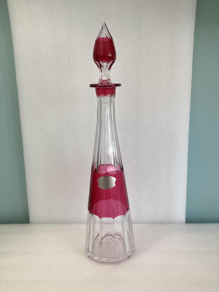 Karaf in kristal Val Saint Lambert. VSL048/Fa., Antiek en Kunst, Antiek | Glaswerk en Kristal, Ophalen