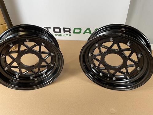 Velgen set zwart - 3.50 x 3.00 x 10 inch - voor Dax en Monke, Fietsen en Brommers, Brommeronderdelen | Algemeen, Nieuw, Overige typen
