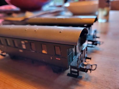 marklin 3291 2x groene personenwagon, Hobby en Vrije tijd, Modeltreinen | H0, Gebruikt, Ophalen of Verzenden