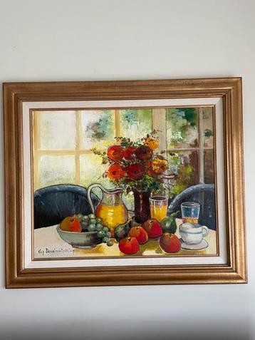 Schilderij stilleven incl. Kader afm. 88x104 beschikbaar voor biedingen