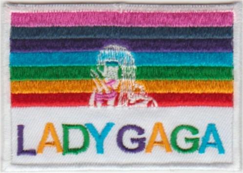 Lady Gaga stoffen opstrijk patch embleem #2, Collections, Musique, Artistes & Célébrités, Neuf, Vêtements, Envoi