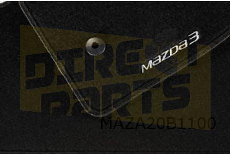 Mazda 3 (10/13-3/19) Mattenset 'standaard' (4x) Origineel! B, Auto-onderdelen, Interieur en Bekleding, Mazda, Nieuw, Verzenden