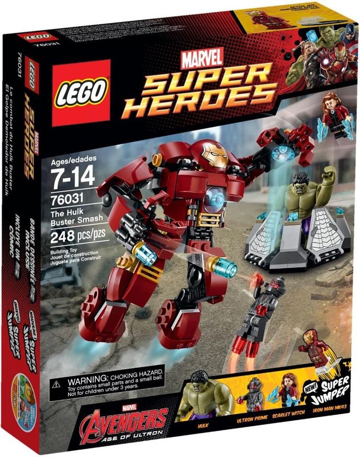 LEGO 76031   Avengers       Hulk Buster Smash    nieuwe doos, Kinderen en Baby's, Speelgoed | Duplo en Lego, Nieuw, Lego, Complete set