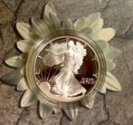 1 dollar PROOF American Eagle uit 1992.., Postzegels en Munten, Munten | Amerika, Losse munt, Zilver