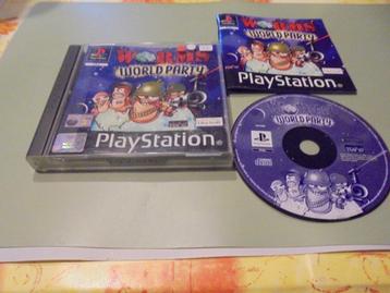 Playstation 1 Worms World Party (CIB) beschikbaar voor biedingen