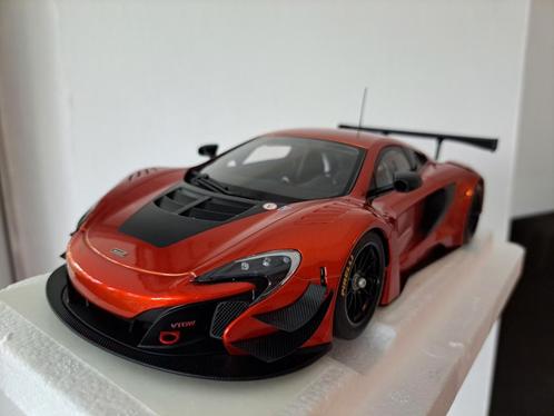 McLaren 650 S GT3 Volcano Orange 1/18 Nieuw Autoart, Hobby en Vrije tijd, Modelauto's | 1:18, Nieuw, Auto, Autoart, Ophalen of Verzenden