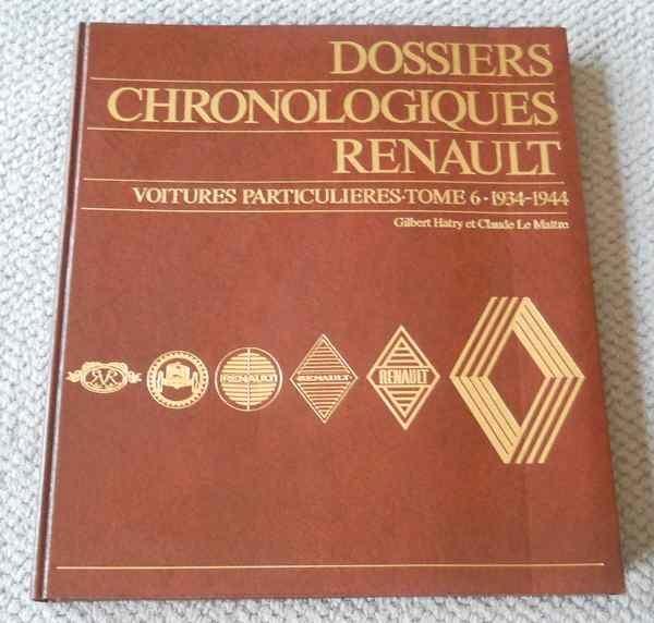 Dossiers chronologiques Renault  -  Tome 6 : 1934 - 1944, Boeken, Auto's | Boeken, Gelezen, Renault, Ophalen