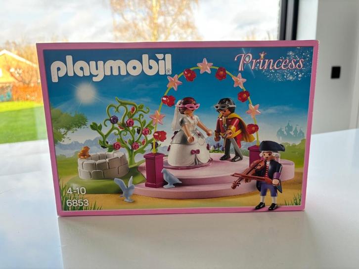 Playmobil Princess (6853) Gemaskeerd prinselijk koppel en mu, Kinderen en Baby's, Speelgoed | Playmobil, Zo goed als nieuw, Complete set