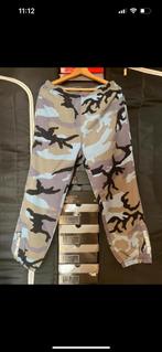 Supreme camo pantalon taille S, Enlèvement ou Envoi, Comme neuf, Stone Island, Bleu