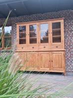 Teak buffetkast/vitrinekast GRATIS LEVERING, Huis en Inrichting, Kasten | Buffetkasten, Ophalen of Verzenden, Zo goed als nieuw