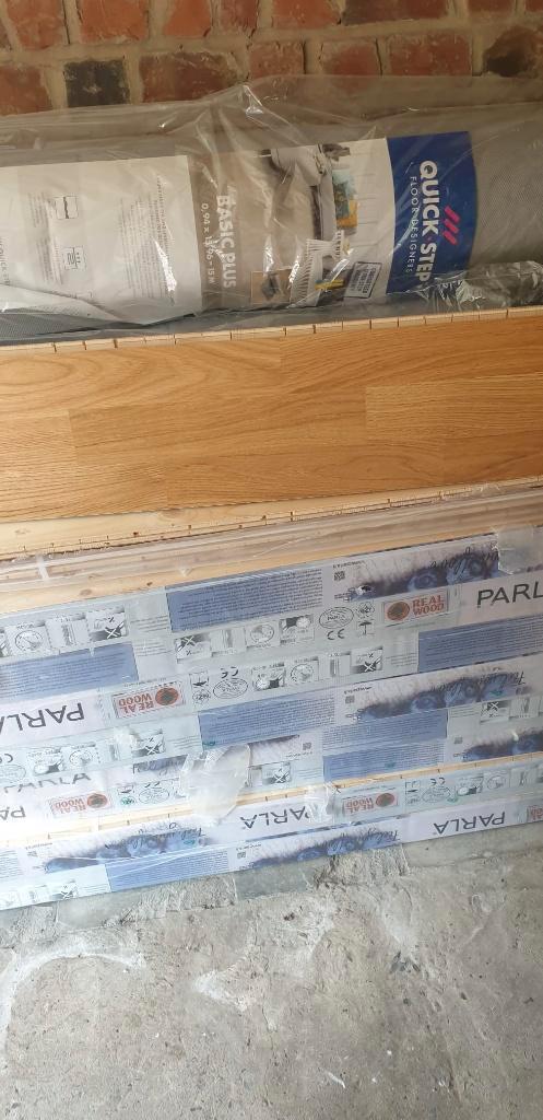 parket PARLA met isolatie, Doe-het-zelf en Bouw, Vloerdelen en Plavuizen, Nieuw, Parket, Ophalen of Verzenden