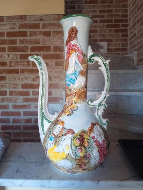 Antieke Capodimonte Porseleinen Kan Van Midden 18 e eeuw, Antiek en Kunst, Antiek | Vazen, Ophalen