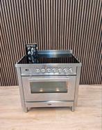Luxe Rvs Boretti Inductie Fornuis 90 cm (Gratis bezorgen), Elektronische apparatuur, Kookplaten, Ophalen of Verzenden, Zo goed als nieuw