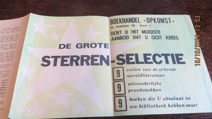 Reklame voor de Grote Sterren Selectie en 3 Sterren Reeks, Verzamelen, Merken en Reclamevoorwerpen, Zo goed als nieuw, Overige typen