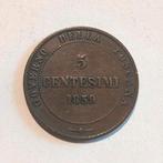 Italie - Tuscany - 5 Centesimi 1859 - conditie VF+, Ophalen of Verzenden, Italië, Losse munt