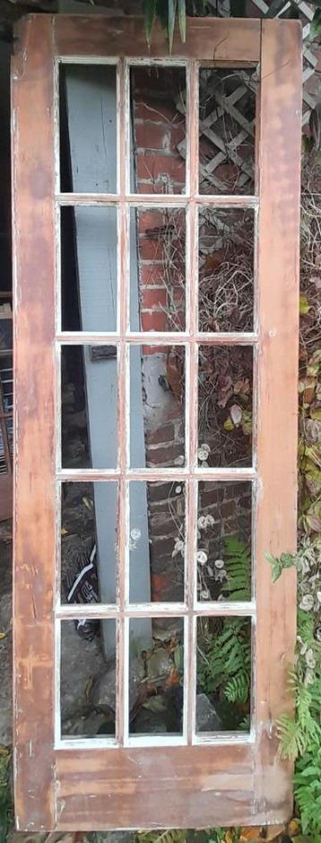 Houten binnendeur met dubbel geruite beglazing  beschikbaar voor biedingen